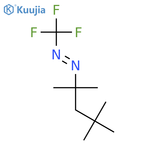 Diazene, (1,1,3,3-tetramethylbutyl)(trifluoromethyl)- structure