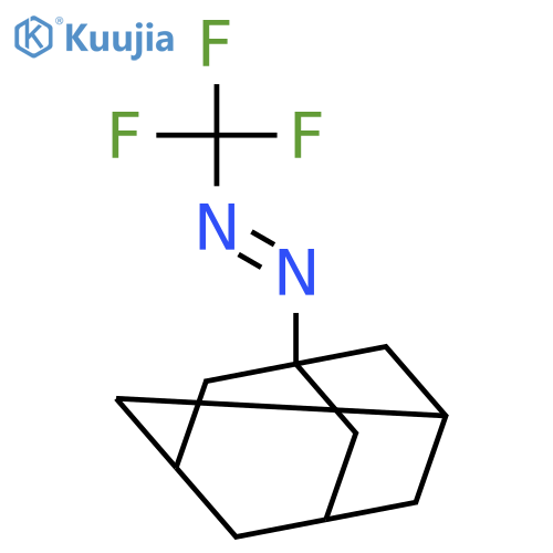 DIAZENE, TRICYCLO[3.3.1.13,7]DEC-1-YL(TRIFLUOROMETHYL)- structure
