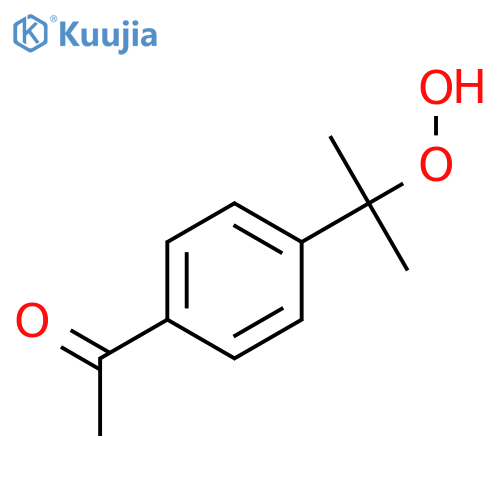 ETHANONE, 1-[4-(1-HYDROPEROXY-1-METHYLETHYL)PHENYL]- structure