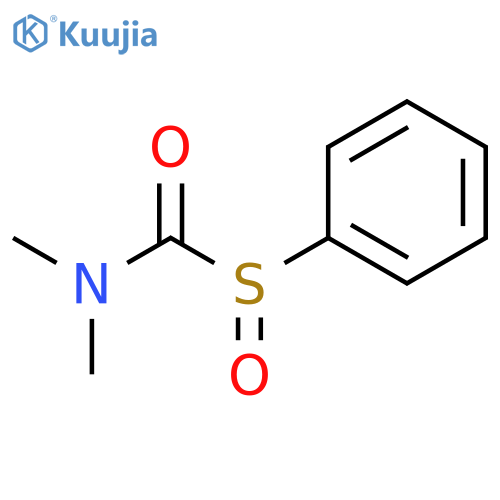 (Benzenesulfinyl)(dimethylamino)methanone structure