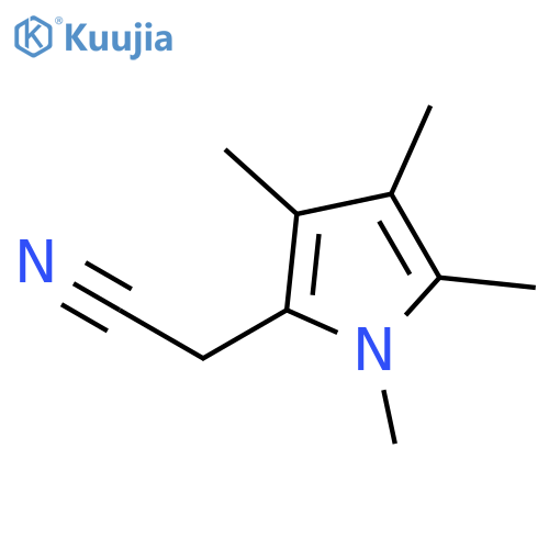 1H-Pyrrole-2-acetonitrile, 1,3,4,5-tetramethyl- structure