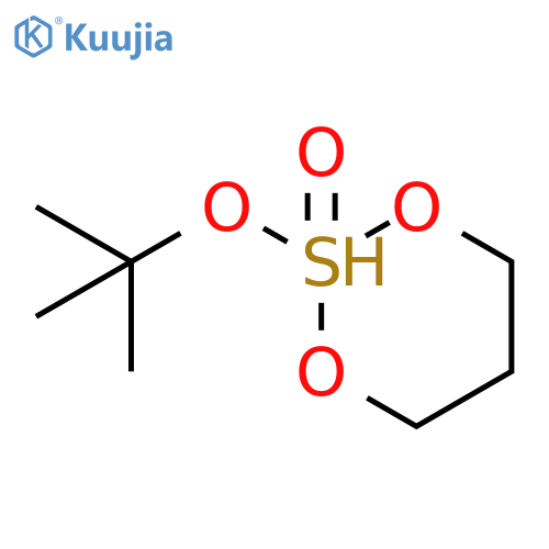 1,3,2-Dioxathian-2(2H)-yl, 2-(1,1-dimethylethoxy)-, 2-oxide structure