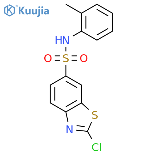 6-Benzothiazolesulfonamide, 2-chloro-N-(methylphenyl)- structure