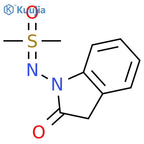 Sulfoximine, N-(2,3-dihydro-2-oxo-1H-indol-1-yl)-S,S-dimethyl- structure