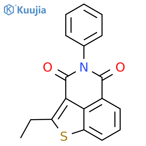 3H-THIENO[4,3,2-DE]ISOQUINOLINE-3,5(4H)-DIONE, 2-ETHYL-4-PHENYL- structure