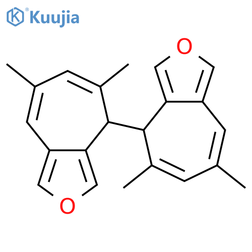 4,4'-BI-4H-CYCLOHEPTA[C]FURAN, 5,5',7,7'-TETRAMETHYL- structure