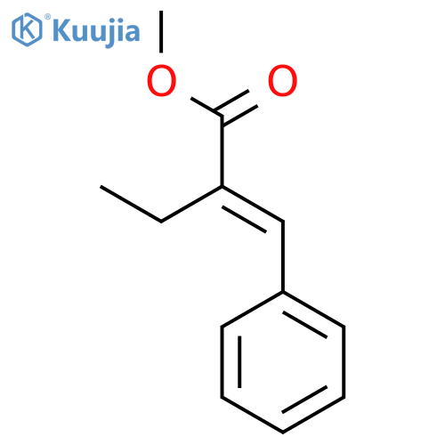 Butanoic acid, 2-(phenylmethylene)-, methyl ester, (E)- structure