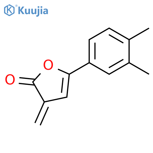 2(3H)-Furanone, 5-(3,4-dimethylphenyl)-3-methylene- structure