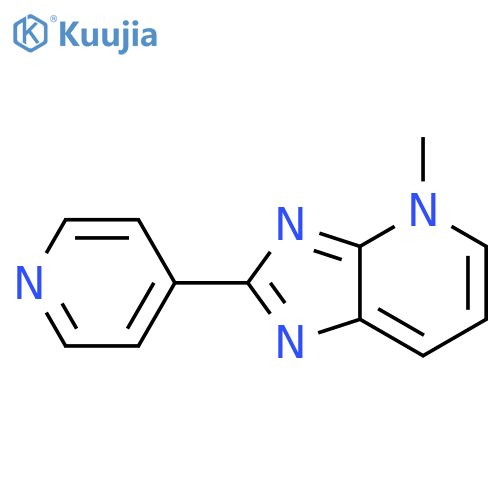 4H-Imidazo[4,5-b]pyridine, 4-methyl-2-(4-pyridinyl)- structure
