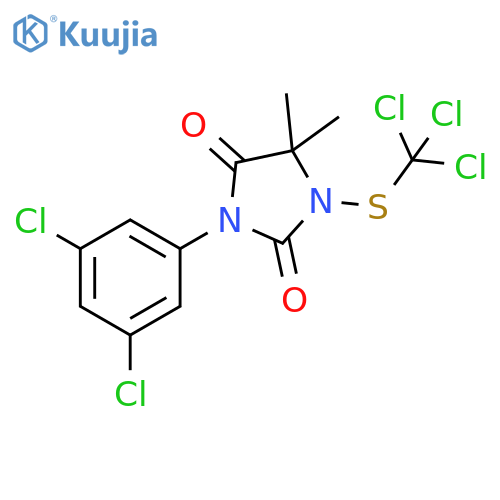 2,4-Imidazolidinedione,3-(3,5-dichlorophenyl)-5,5-dimethyl-1-[(trichloromethyl)thio]- structure