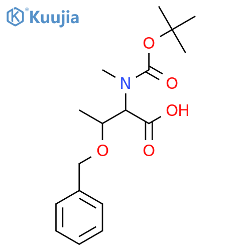 Boc-Nalpha-methyl-O-benzyl-L-threonine structure