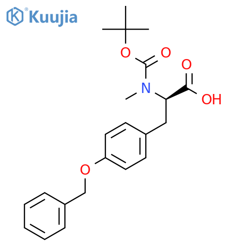 Boc-N-methyl-O-benzyl-L-tyrosine structure