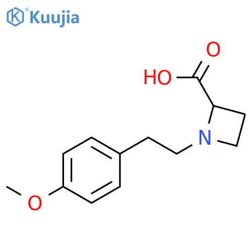2-Azetidinecarboxylic acid, 1-[2-(4-methoxyphenyl)ethyl]- structure