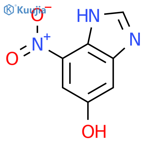 1H-Benzimidazol-5-ol,7-nitro- structure