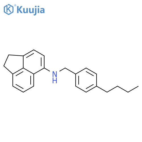5-Acenaphthylenamine, N-[(4-butylphenyl)methyl]-1,2-dihydro- structure
