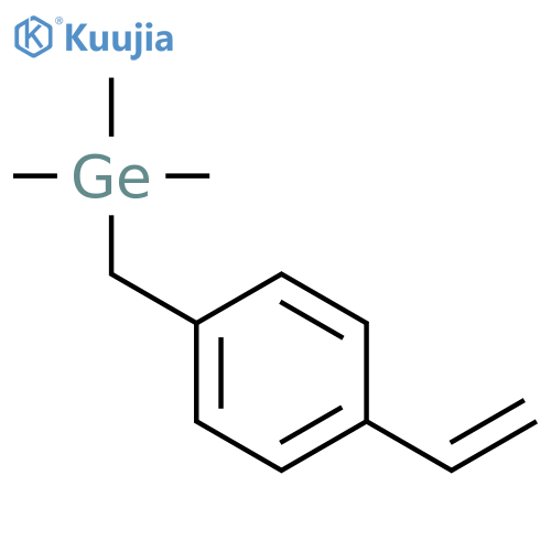 Germane, [(4-ethenylphenyl)methyl]trimethyl- structure