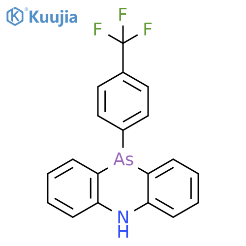 Phenarsazine, 5,10-dihydro-10-[4-(trifluoromethyl)phenyl]- structure