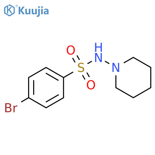 4-Bromo-N-(piperidin-1-yl)benzenesulfonamide structure