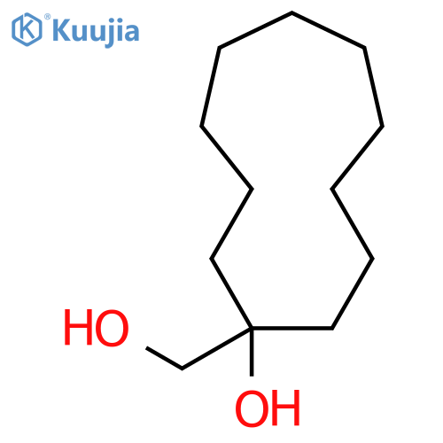 Cycloundecanemethanol, 1-hydroxy- structure