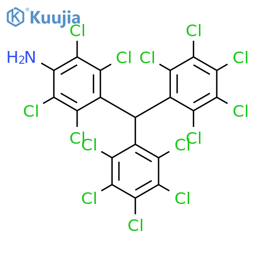 Methyl, (4-amino-2,3,5,6-tetrachlorophenyl)bis(pentachlorophenyl)- structure