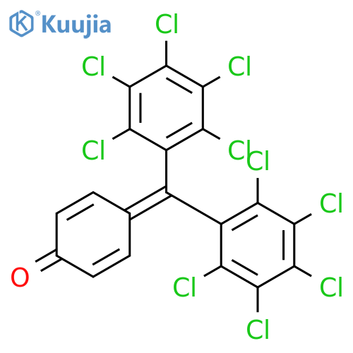 2,5-Cyclohexadien-1-one, 4-[bis(pentachlorophenyl)methylene]- structure