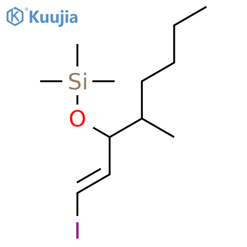 SILANE, [[1-(2-IODOETHENYL)-2-METHYLHEXYL]OXY]TRIMETHYL- structure