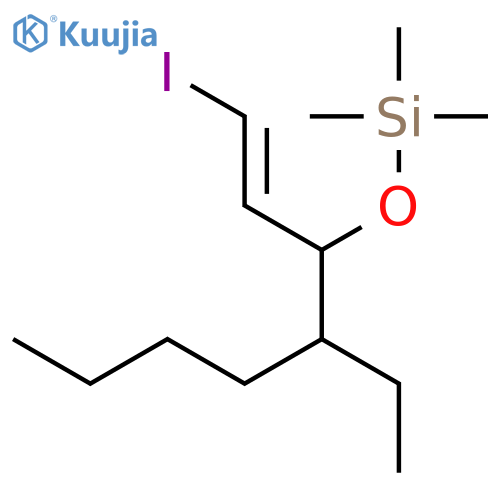 Silane, [[2-ethyl-1-(2-iodoethenyl)hexyl]oxy]trimethyl- structure