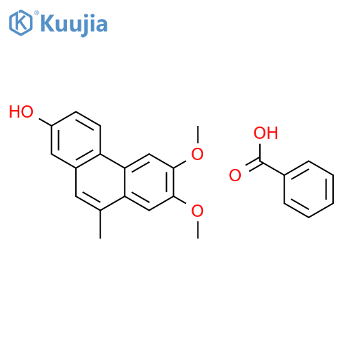 2-Phenanthrenol, 6,7-dimethoxy-9-methyl-, benzoate structure