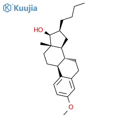 Estra-1,3,5(10)-trien-17-ol, 16-butyl-3-methoxy-, (16b,17b)- structure