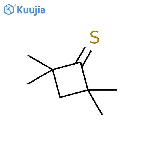 Cyclobutanethione, 2,2,4,4-tetramethyl- structure