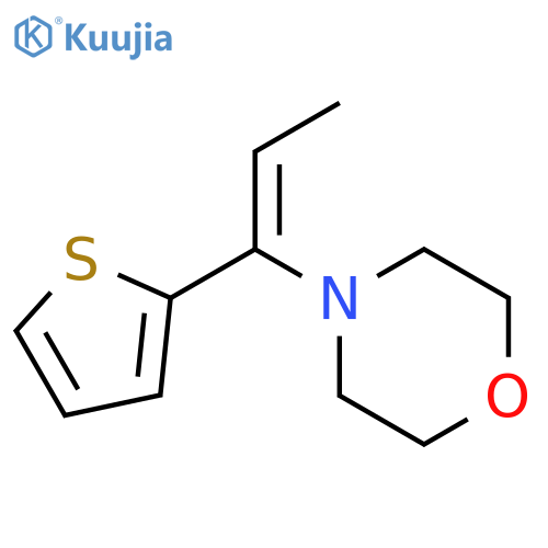 MORPHOLINE, 4-[1-(2-THIENYL)-1-PROPENYL]- structure
