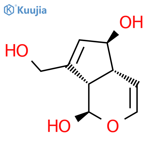 Cyclopenta[c]pyran-1,5-diol,1,4a,5,7a-tetrahydro-7-(hydroxymethyl)-, (1R,4aR,5S,7aS)- structure