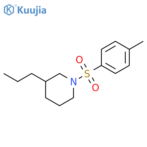 Piperidine, 1-[(4-methylphenyl)sulfonyl]-3-propyl- structure