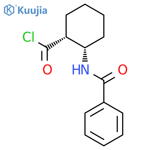 CYCLOHEXANECARBONYL CHLORIDE, 2-(BENZOYLAMINO)-, CIS-(+)- structure