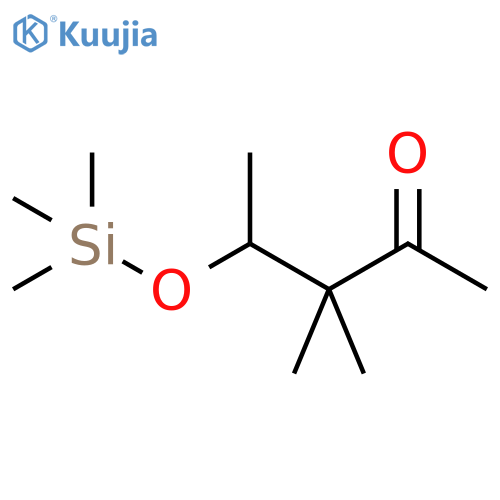 2-PENTANONE, 3,3-DIMETHYL-4-[(TRIMETHYLSILYL)OXY]- structure