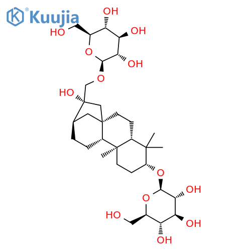 b-D-Glucopyranoside, (3a)-16-hydroxykaurane-3,17-diylbis- (9CI) structure