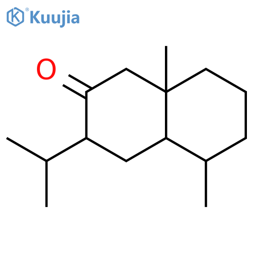2(1H)-Naphthalenone, octahydro-5,8a-dimethyl-3-(1-methylethyl)- structure