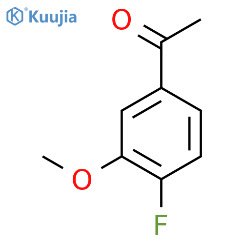 4'-Fluoro-3'-methoxyacetophenone structure