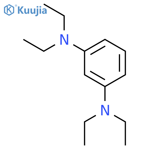 1,3-Benzenediamine, N,N,N',N'-tetraethyl- structure