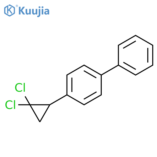 1,1'-Biphenyl, 4-(2,2-dichlorocyclopropyl)- structure