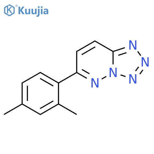 Tetrazolo[1,5-b]pyridazine, 6-(2,4-dimethylphenyl)- structure
