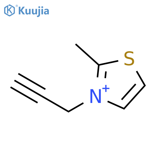 Thiazolium, 2-methyl-3-(2-propynyl)- structure