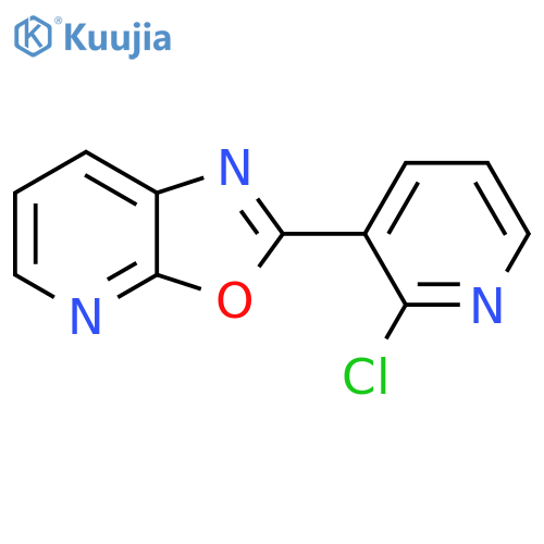 Oxazolo[5,4-b]pyridine, 2-(2-chloro-3-pyridinyl)- structure