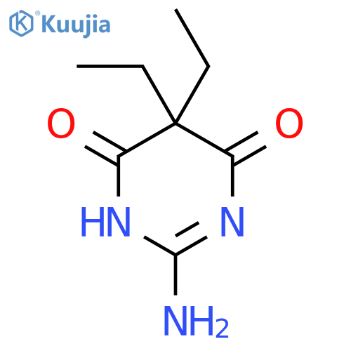 4,6(1H,5H)-Pyrimidinedione,2-amino-5,5-diethyl- structure