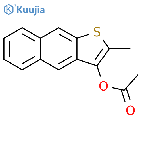 Naphtho[2,3-b]thiophene-3-ol, 2-methyl-, acetate structure