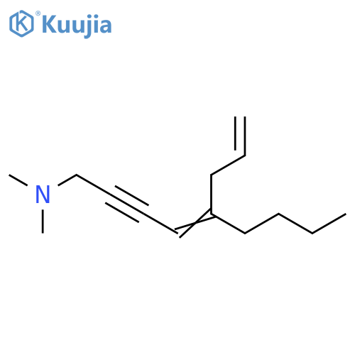 4-Nonen-2-yn-1-amine, N,N-dimethyl-5-(2-propenyl)- structure