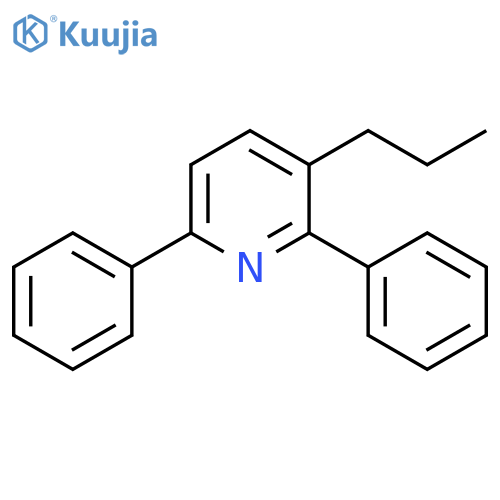 Pyridine, 2,6-diphenyl-3-propyl- structure