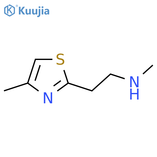 methyl2-(4-methyl-1,3-thiazol-2-yl)ethylamine structure