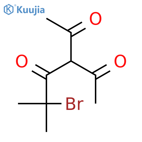 2,4-HEXANEDIONE, 3-ACETYL-5-BROMO-5-METHYL- structure