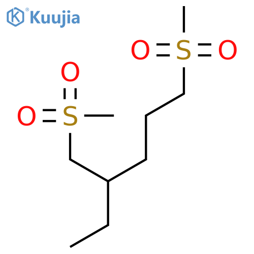 Hexane,1-(methylsulfonyl)-4-[(methylsulfonyl)methyl]-, (+)- structure